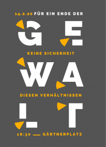 Demo "Für ein Ende der Gewalt" @ Gärtnerplatz